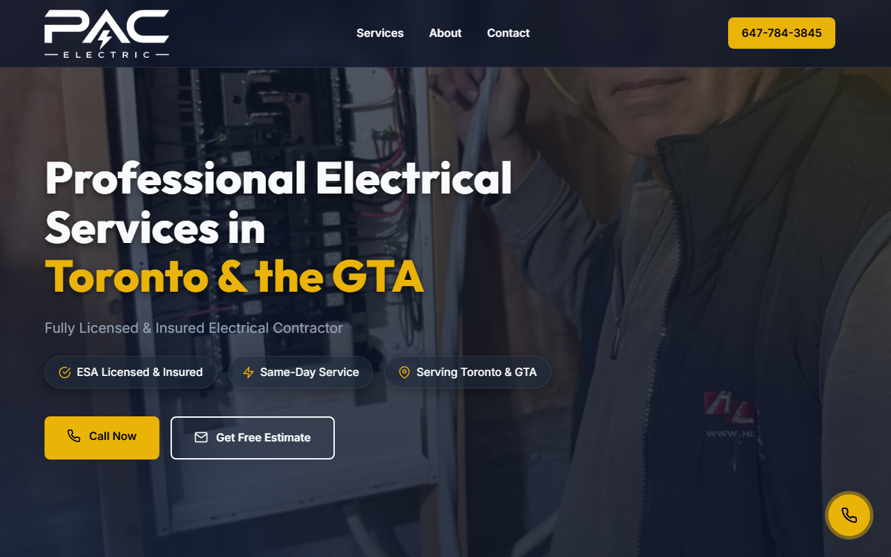PAC Electric Electrical Services
